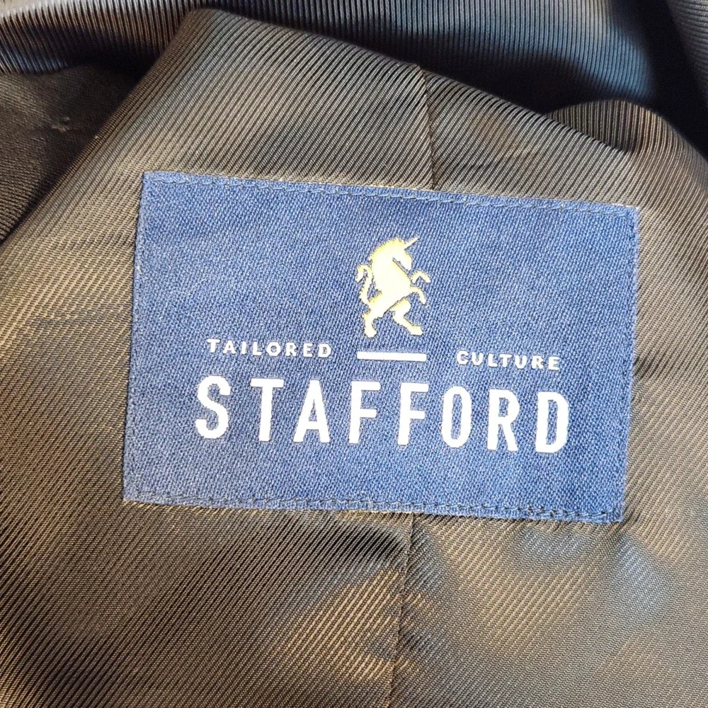 Stafford Travel Classic Fit Vest Men's XL‎ Wool Blend Adjustable Faux Pockets